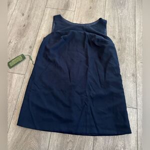 VK selec Elegant Navy Sleeveless Dress